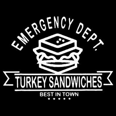 Emergency Nurse Funny ED Nurse Turkey Sandwiches T-Shirt