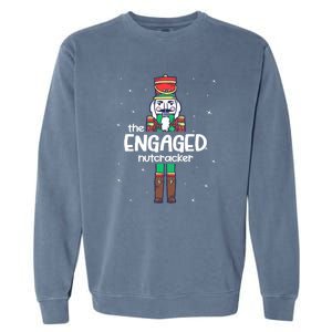 Engaged Nutcracker Family Matching Funny Gift Pajama Garment-Dyed Sweatshirt