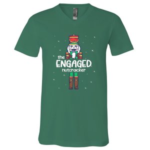 Engaged Nutcracker Family Matching Funny Gift Pajama V-Neck T-Shirt