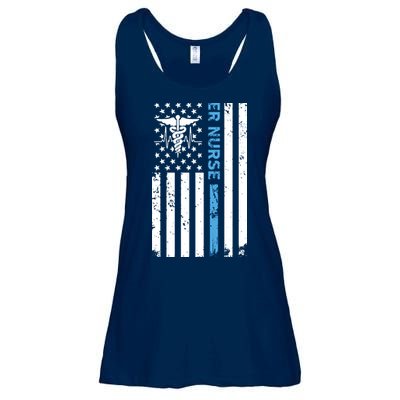 ER Nurse Funny Ladies Essential Flowy Tank