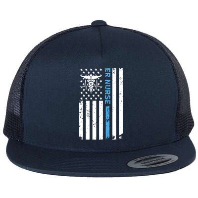 ER Nurse Funny Flatbill Hat