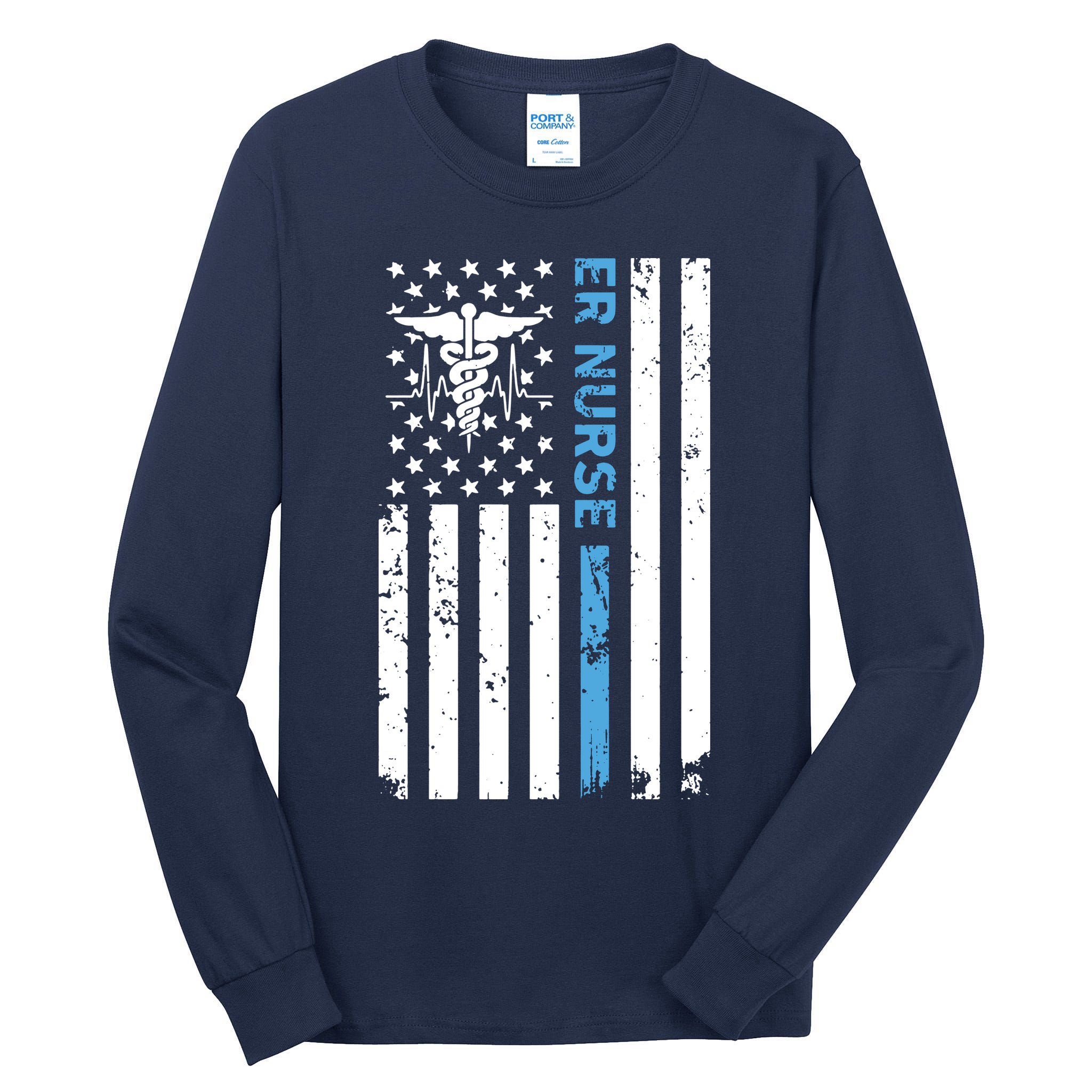 ER Nurse Funny Tall Long Sleeve T-Shirt