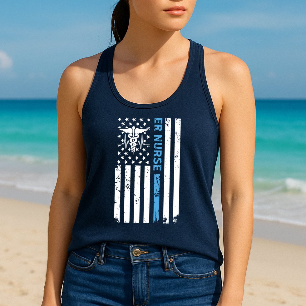 ER Nurse Funny Womens Tank Top