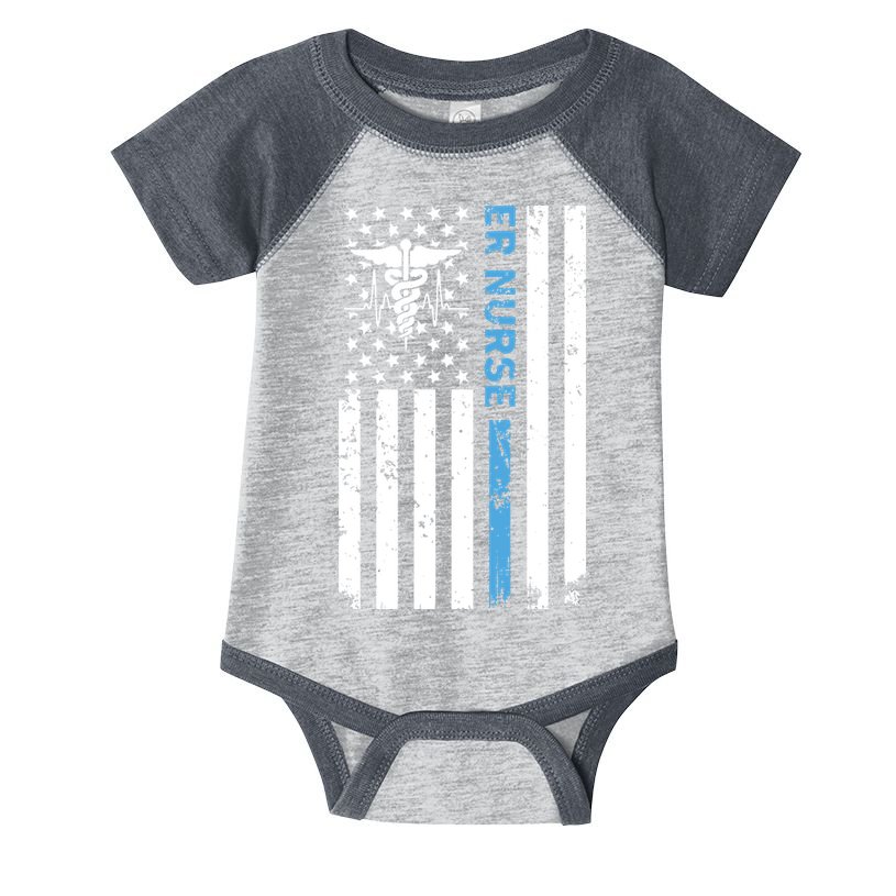 ER Nurse Funny Infant Baby Jersey Bodysuit