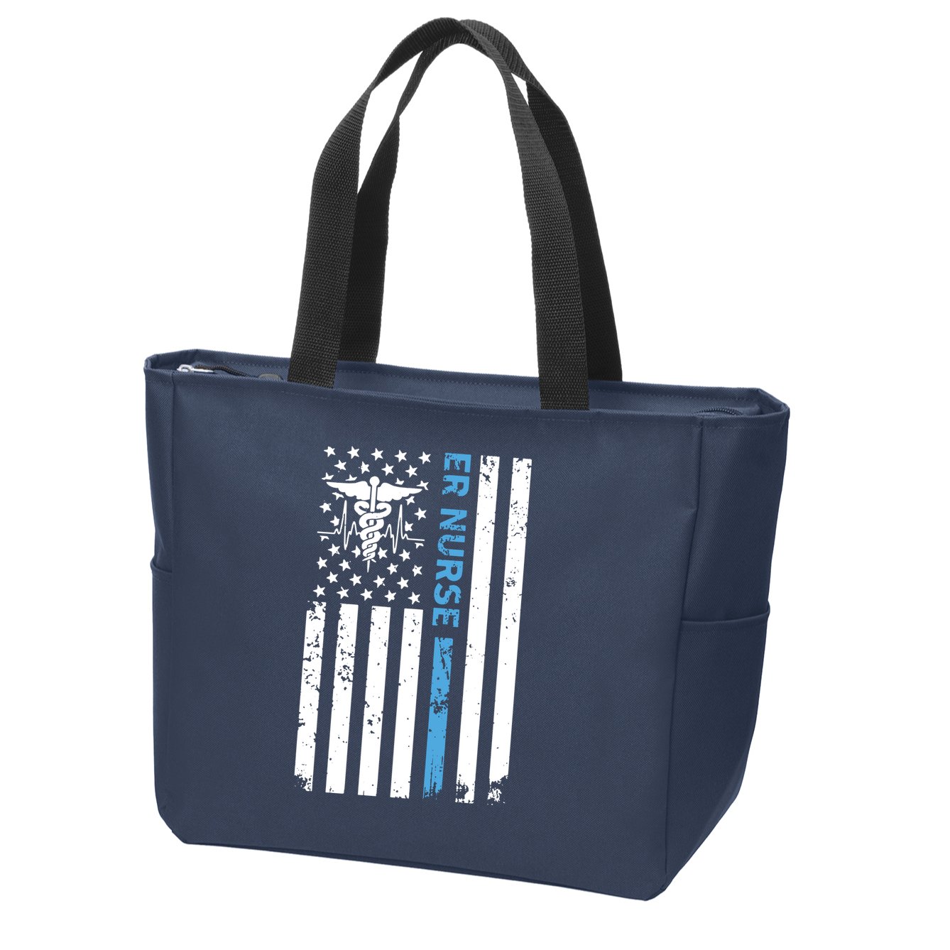 ER Nurse Funny Zip Tote Bag