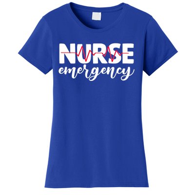 Emergency Nurse Funny Er Nursing School Gift Women's T-Shirt