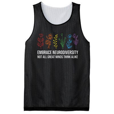 Embrace Neurodiversity flower Autism Awareness Mom Gifts Mesh Reversible Basketball Jersey Tank