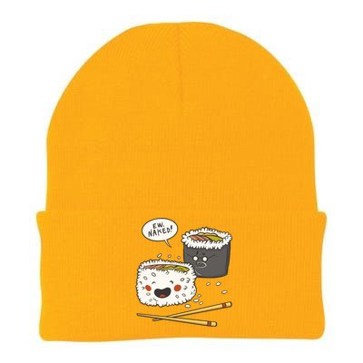 Ew Naked Funny Sushi Knit Cap Winter Beanie