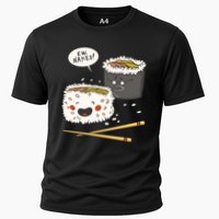 Ew Naked Funny Sushi Cooling Performance Crew T-Shirt