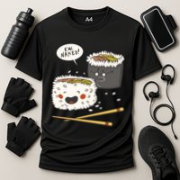 Ew Naked Funny Sushi Cooling Performance Crew T-Shirt