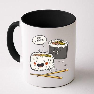 Ew Naked Funny Sushi Mug