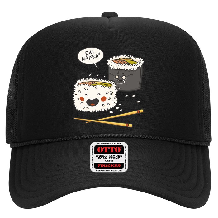 Ew Naked Funny Sushi Trucker Hat