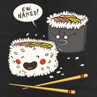 Ew Naked Funny Sushi Trucker Hat