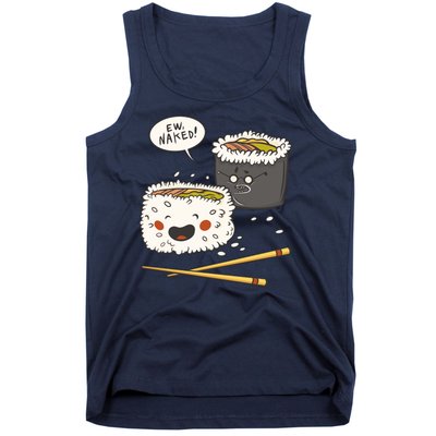 Ew Naked Funny Sushi Tank Top