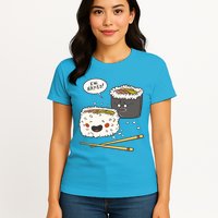 Ew Naked Funny Sushi Womens T-Shirt