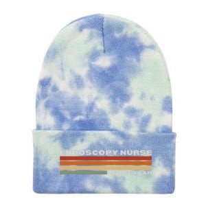 Endoscopy Nurse Funny Nursing Student Appreciation Quote Gift Tie Dye 12in Knit Beanie