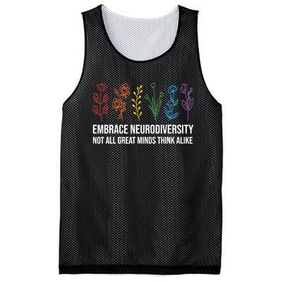 Embrace Neurodiversity flower Autism Awareness Mom Gifts Mesh Reversible Basketball Jersey Tank