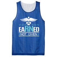 Earned Not Given Rn Gift Mesh Reversible Basketball Jersey Tank