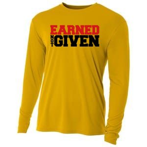 Earned Not Given Cool Gift Cooling Performance Long Sleeve Crew