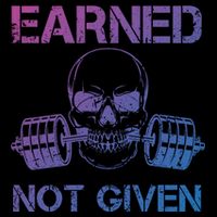 Earned Not Given Weightlifting Gym Workout Motivational Great Gift Cooling Performance Crew T-Shirt
