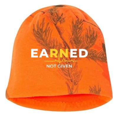 Earned Not Given Registered Nurse Gift Kati - Camo Knit Beanie