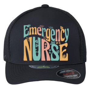 Emergency Nurse Groovy Flexfit Unipanel Trucker Cap