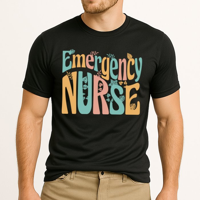Emergency Nurse Groovy Cooling Performance Crew T-Shirt