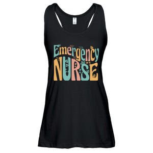 Emergency Nurse Groovy Ladies Essential Flowy Tank