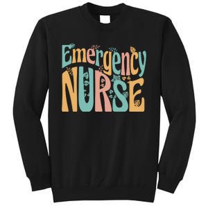 Emergency Nurse Groovy Tall Sweatshirt