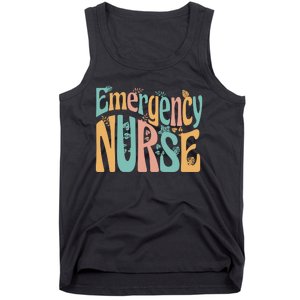 Emergency Nurse Groovy Tank Top