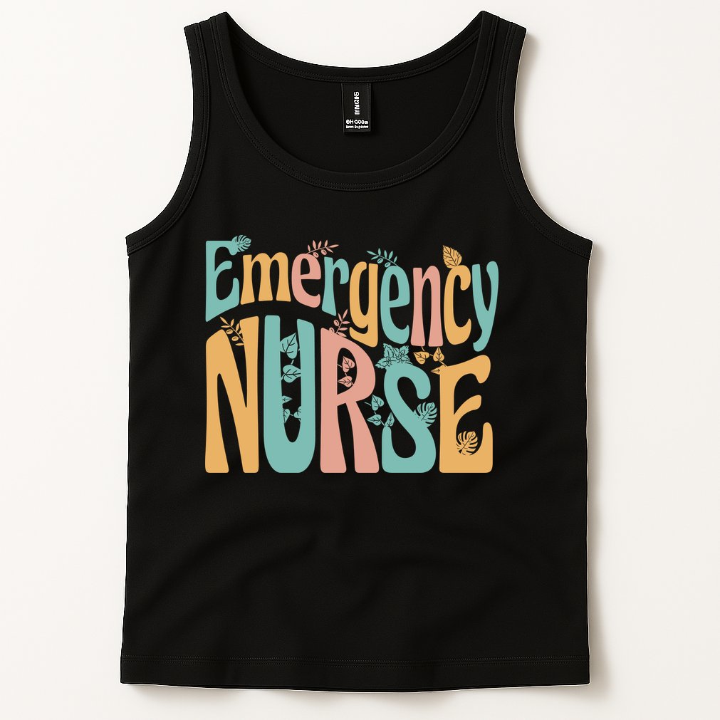 Emergency Nurse Groovy Tank Top