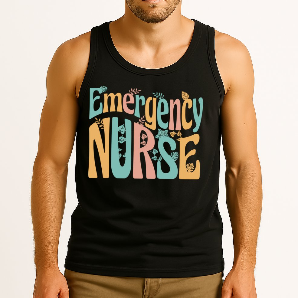 Emergency Nurse Groovy Tank Top