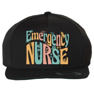 Emergency Nurse Groovy Wool Snapback Cap