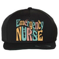 Emergency Nurse Groovy Wool Snapback Cap