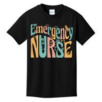 Emergency Nurse Groovy Kids T-Shirt