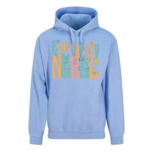 Emergency Nurse Groovy Unisex Surf Hoodie