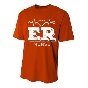 Er Nurse Gift Emergency Room Nurse Gift Performance Sprint T-Shirt