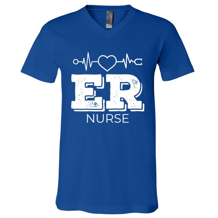 Er Nurse Gift Emergency Room Nurse Gift V-Neck T-Shirt