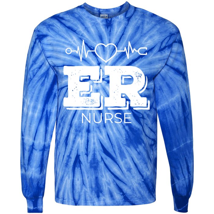 Er Nurse Gift Emergency Room Nurse Gift Tie-Dye Long Sleeve Shirt