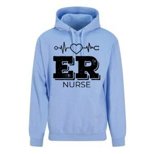 Er Nurse Gift Emergency Room Nurse Gift Unisex Surf Hoodie