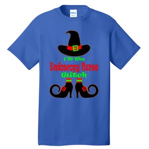 Endoscopy Nurse Gift Halloween Witch Hat Nursing Gift Tall T-Shirt