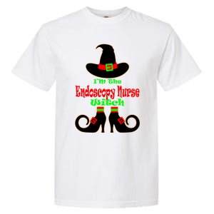 Endoscopy Nurse Gift Halloween Witch Hat Nursing Gift Garment-Dyed Heavyweight T-Shirt