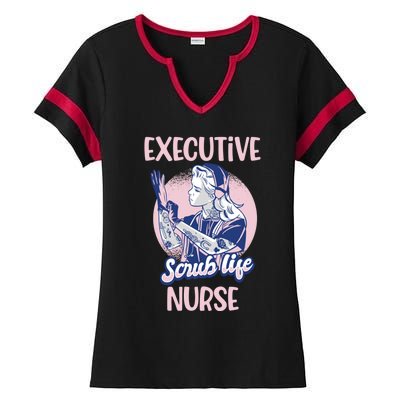 Executive Nursing Gift Ladies Halftime Notch Neck Tee