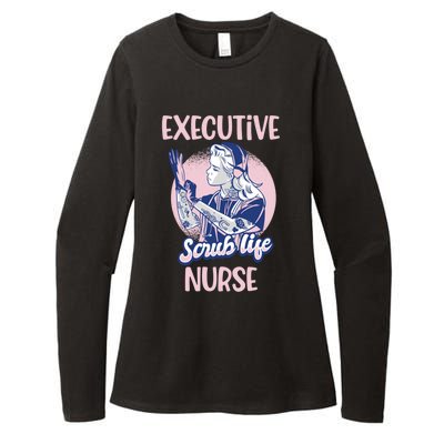 Executive Nursing Gift Womens CVC Long Sleeve Shirt