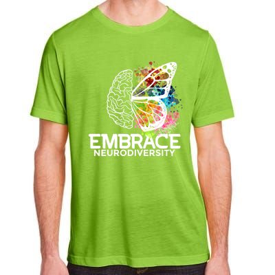 Embrace Neurodiversity Gift Adhd Awareness Gift Adult ChromaSoft Performance T-Shirt