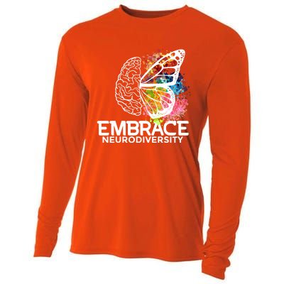 Embrace Neurodiversity Gift Adhd Awareness Gift Cooling Performance Long Sleeve Crew