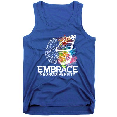 Embrace Neurodiversity Gift Adhd Awareness Gift Tank Top