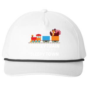 Expert Napper Gravy Lovers Turkey Feast Turkey Train Meaningful Gift Snapback Five-Panel Rope Hat