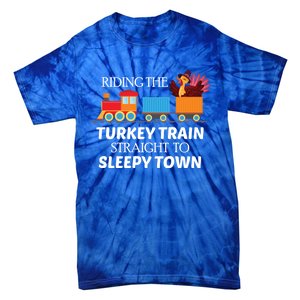 Expert Napper Gravy Lovers Turkey Feast Turkey Train Meaningful Gift Tie-Dye T-Shirt