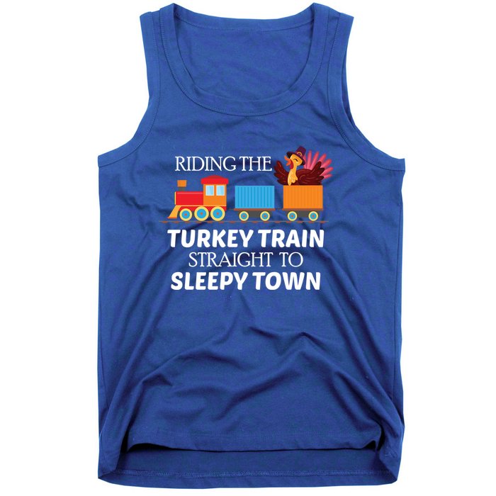 Expert Napper Gravy Lovers Turkey Feast Turkey Train Meaningful Gift Tank Top